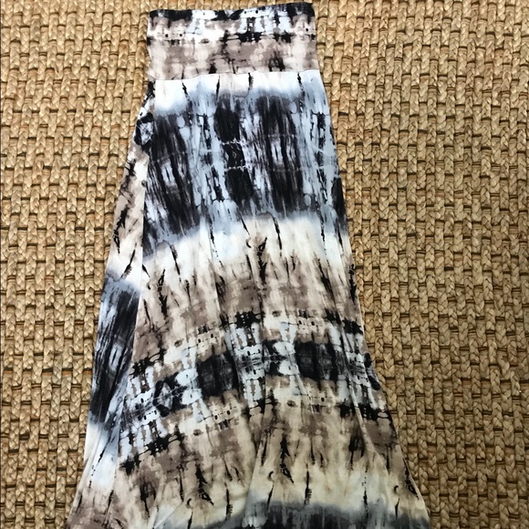 Earthy tie-dye maxi skirt size S - Picture 1 of 5